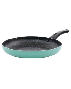 Oster Luneta 11.5 Inch Aluminum Nonstick Frying Pan in Teal