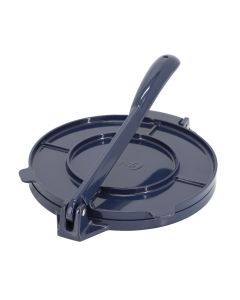 Oster Ravello 8 Inch Cast Aluminum Round Tortilla Press in Blue