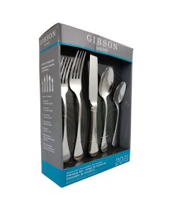 Gibson Home Classic Manchester 20-Piece Flatware Set