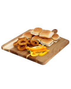 MegaChef 13 Inch Acacia Wood Square Serving Board