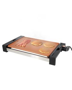MegaChef 21.63 Inch Copper Electric Grill with Non-Stick Coating