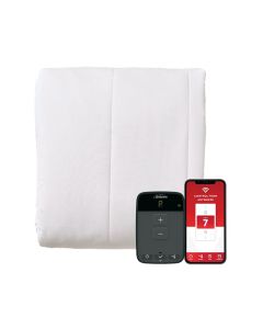 Sunbeam Full Size Electric Mattress Pad with Digital Controller and Wi-Fi Connection