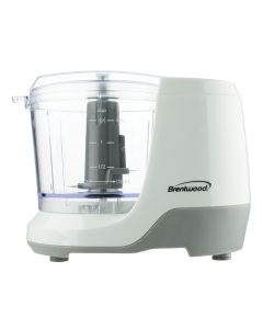 Brentwood 1.5 Cup Mini Food Chopper in White
